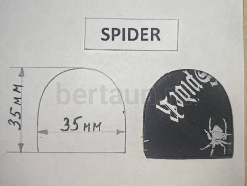 Распродажа WB № 12 SPIDER (ПАУК) набойка без гвоздя на кожаной основе TG - 4 черн. Распродажа WB № 12 SPIDER (ПАУК) набойка без гвоздя на кожаной основе TG - 4 черн.