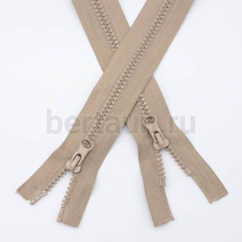 МОЛНИЯ №139 курточная 2 замка ТРАКТОР Т5 Прибалтика 100 см тем.бежевый