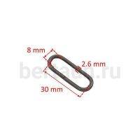 Рамка № 58 щель LT 30 мм  т.никель 10 шт/упак 