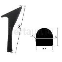 Каблуки №   4 LY 2158 черный лаков.(высота 10 см)