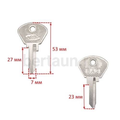 Заг.для ключ. ВАЗ-1 Н-033 Оскар № 480 