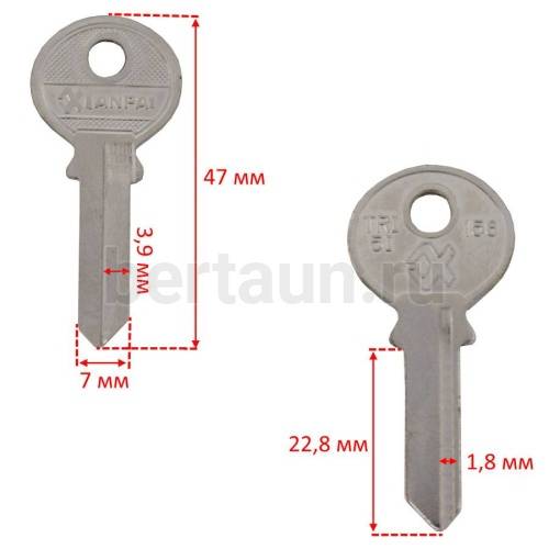 Заг.для ключ. TL 6Л_TRI5I_TR3R_TL6_TRC30_TriCircle англ. №563