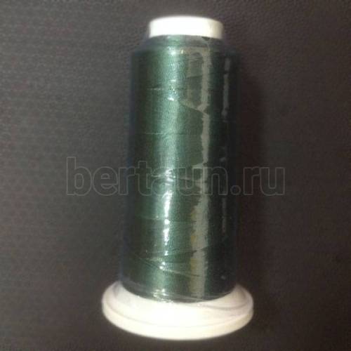 Нитки д/шв.машинки № 34 100г/3 763 тем. зелен