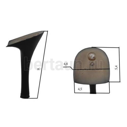 Каблуки № 110 LY 3346 черный мат (высота  см)