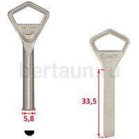 Заг.для ключ. ABL2 ОБЛОЙ AB2_AY2_S12ABY_Abloy XR - 3 № 82 (НЕ латунь)