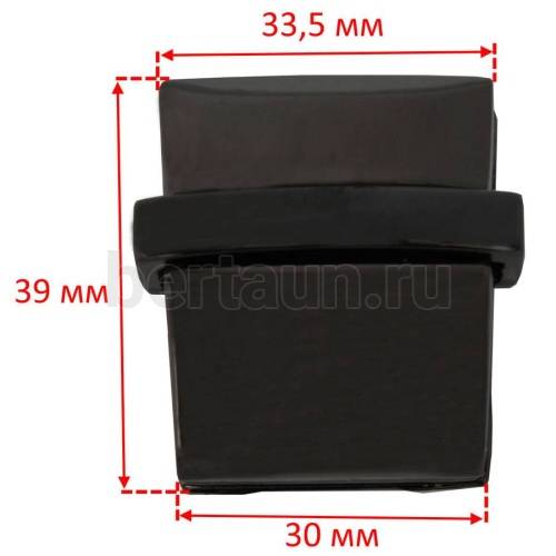 Замок портфельный № 26 А 521 темн. никель ЛТ