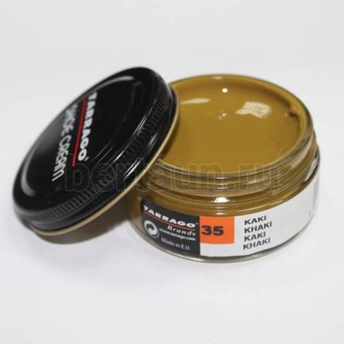 Тарраго №185    (TCT31) 035 Крем SHOE cream СТЕКЛО 50мл хаки
