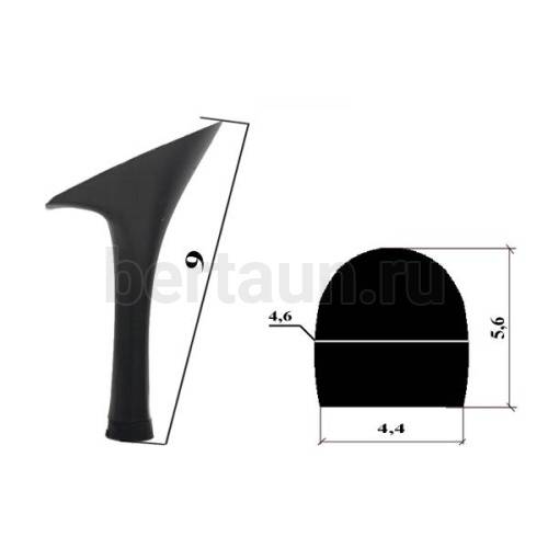 Каблуки №  34 LY 5002 черный матовый.(высота 9 см)