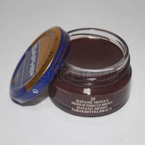 Сапфир №166   Крем банка 0032 СТЕКЛО-35   50 мл.(medium tobacco)
