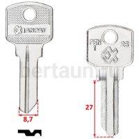 Заг.для ключ. PEN ПЕН 1Л PEN1_PNZ1S_BZ2R/BZ1R_PNZ1L_Пенза англ. ход. лев. Ксинпай № 191