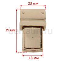 Замок портфельный №182 С154-1 BERT красное золото 