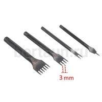 Пробойник № 61  Master Bert строчн. РОМБ.  шаг 3мм (компл 4 шт:1,2,4,6)