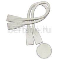 Ручки сумочные готовые 65см №153 полиурет. белый НОВИНКА