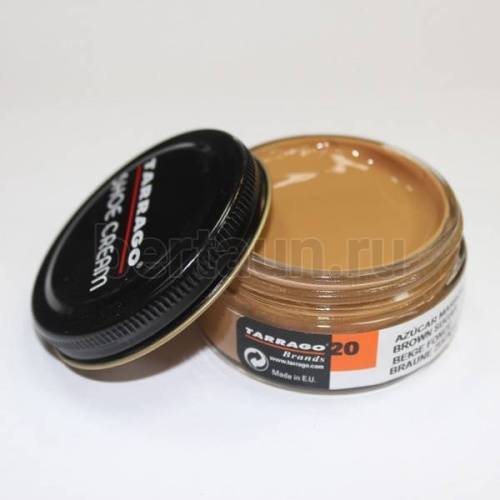 Тарраго №175    (TCT31) 020 Крем SHOE cream СТЕКЛО 50мл корич.сахар