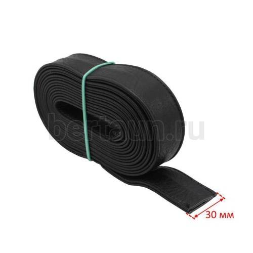 Ручки сумочные ПЛОСКИЕ №119 3см*2м черный мат 002