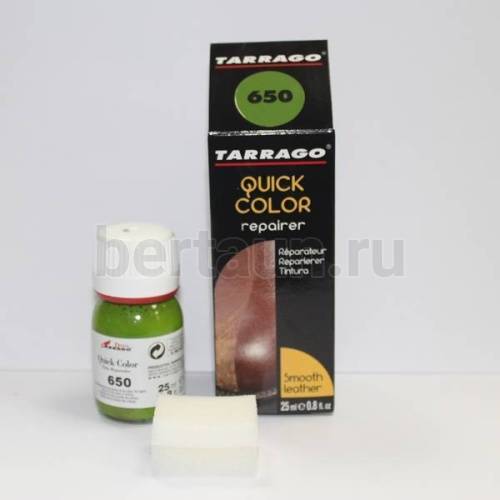 Тарраго № 51 (TDC83) 650 Краска д/кожи.QUICK COLOR 25 мл ярко зел