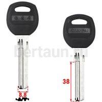 Заг.для ключ. BAODEAN 3 пазы  левый  под бронь 51 мм №511