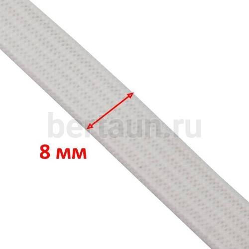 Резинка вязаная 8 мм белая 
