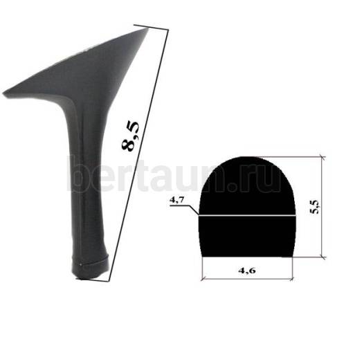 Каблуки №  23 LY 4427 черный матовыйй.(высота 8 см)