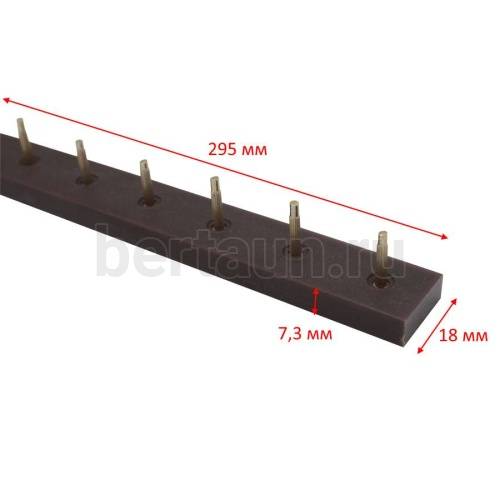 Полоса - штырь № 6  PROFI BASF ТОНКИЙ ШТЫРЬ (7 пар)  корич.