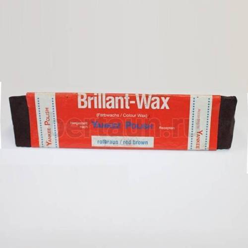 Воск № 9   треугольный "HOOCO" (Германия) red brown красно-коричневый