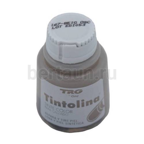 ТРГ №  60 Tintolina краска д/кожи 25 мл тём.беж 167