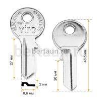 Заг.для ключ. VIRO-1 (F-040)  англ. №698