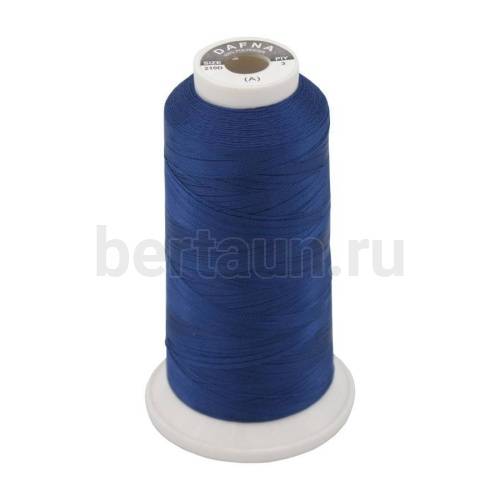 Нитки д/шв.машинки № 37 100г/3 811 тем. синий
