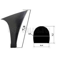 Каблуки №  44 LY 7025 черный наборный (высота 7,5 см)