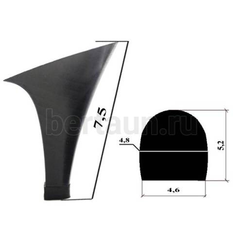 Каблуки №  44 LY 7025 черный наборный (высота 7,5 см)