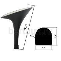 Каблуки № 113 LY 5363 черный матовый.(высота  см)