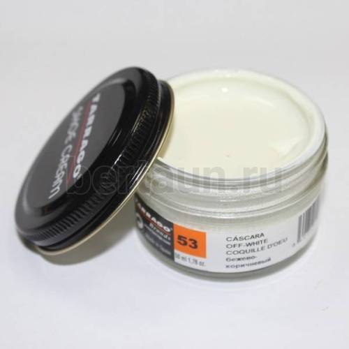 Тарраго №195    (TCT31) 053 Крем SHOE cream СТЕКЛО 50мл яичная скорл
