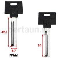 Заг.для ключ. MULT3P_MLT1RP76_MTK4RP_S12MTKPMul-t-lock 34 мм(проф 06) верт №383 