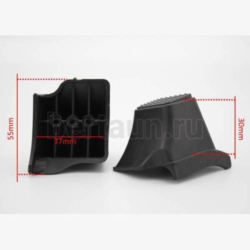 Ножка №10 для чемодана FSD 34 мм  правая+левая пирамидка рифленная