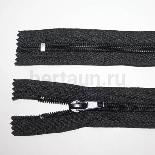 МОЛНИЯ №212 обувная спираль Т7-С 50 см. (322) черная