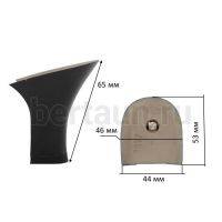 Каблуки № 122  LY 7027 черный наборный (высота 6,5 см)