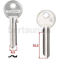 Заг.для ключ. U 6Л  U6I_U6S_UL055_UNL6L_Универсал англ. № 165 