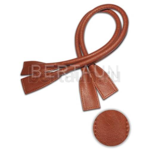 Ручки сумочные готовые 65см №  9 полиурет. карамель мат