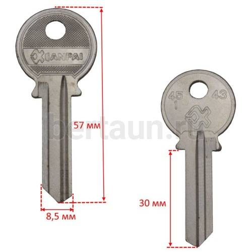 Заг.для ключ. KAC 451_KSP1S/45S1_RUS1R_KSK1_Каспийск англ. лев.(SR XR-1)№ 90 