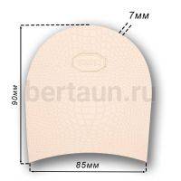 Набойка № 23  BISSELL 61 черепашка 7 мм женская белый ALL WHITE (14)