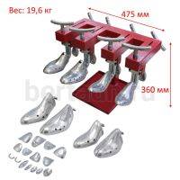 Растяжка металлическая на 2 пары (ОРАНЖ/КРАСНАЯ) (SL-SM02) 123