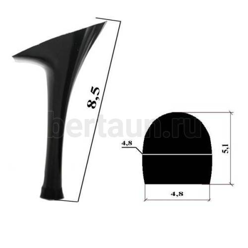 Каблуки №  21 LY 4199 черный лаковый (высота 8 см)