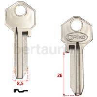 Заг.для ключ. APIKO 8.4*26мм  КНР Н-166  англ Н-166  англ.№ 475 