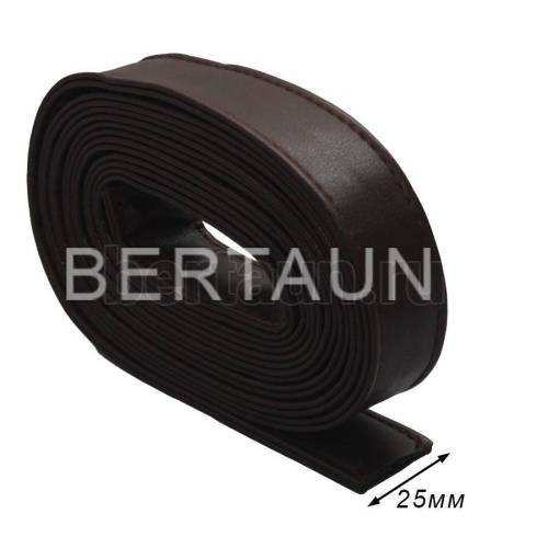 Ручки сумочные ПЛОСКИЕ №148 2,5 см*2м коричн. мат