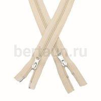 МОЛНИЯ №309 курточная 2 замка спираль Т7 ПРИБАЛТИКА 100 см молочный