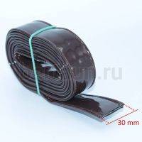 Ручки сумочные ПЛОСКИЕ № 47 3см*2м темн.кор.лак