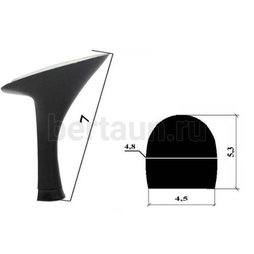 Каблуки №  21 LY 3393 черный лаковый.(высота 8 см)