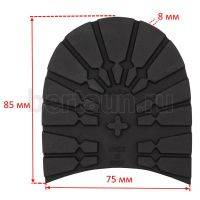 Набойка № 148 DUNLOP (ТАНК)  р. 39-40  8 мм черный  