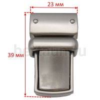 Замок портфельный № 42 C154 BERT мат.никель