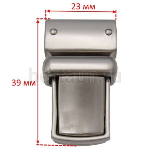 Замок портфельный № 42 C154 BERT мат.никель